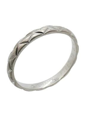 Chanel Band Ring Platinum #319385C16B